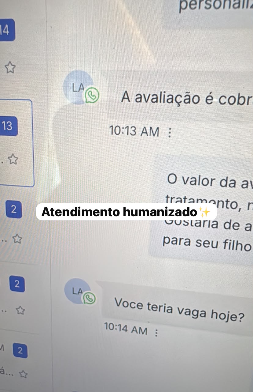 Conversa real com paciente perguntando se tem vaga hoje